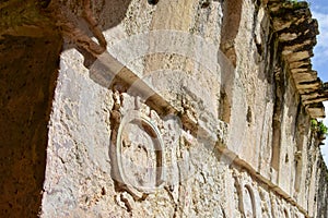 The palace at Palenque, a Maya city state in southern Mexico