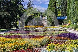 Palace park in Balchik city, Bulgaria