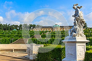 The palace and park ensemble of Sanssouci, Potsdam, Germany