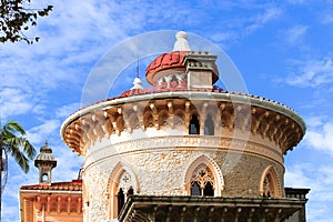 Palace and park of Monserrate in Cascais, Portugal