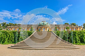 Palace and park Sanssouci, Potsdam, Germany photo
