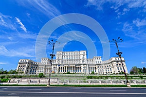 The Palace of the Parliament also known as People\'s House (Casa Popoprului)