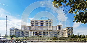 The Palace of Parliament in Bucharest, Romania