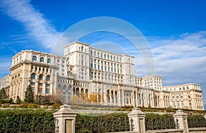 The Palace of the Parliament in Bucharest, Romania