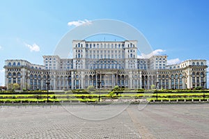 Palace of the Parliament in Bucharest Romania - Casa Poporului