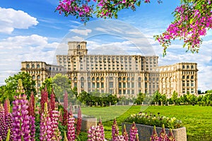 The Palace of the Parliament, Bucharest, Romania.