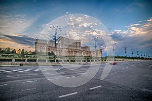 The Palace of the Parliament in Bucharest, Romania