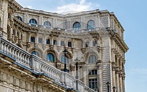 Palace of Parliament Detail in Bucharest