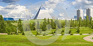 Palace of Peace and Reconciliation in Astana city.