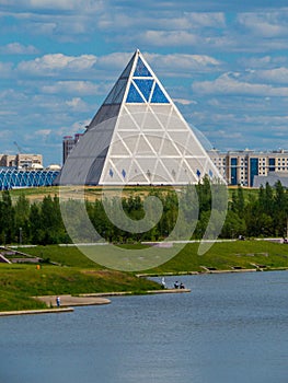 Palace of Peace and Reconciliation, Presidential Park, Nur-Sultan, Kazakhstan