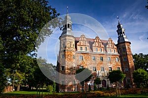 View of for the castle in Polska Cerekiew photo