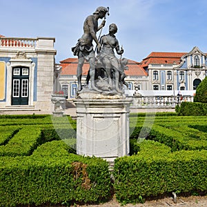 The Palace of Queluz is a Portuguese 18th-century palace located