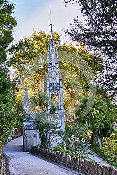 The palace of Quinta da Regaleira in Sintra, Portugal