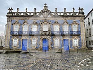 Palace of Raio in Braga, Portugal. Built in 1750`s. Baroque architecture. photo