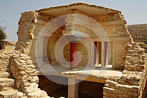 Palace ruins of Knossos