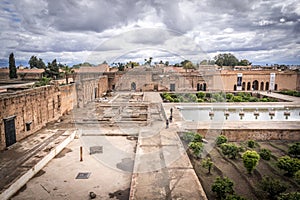 Palace ruins in Marrakesh