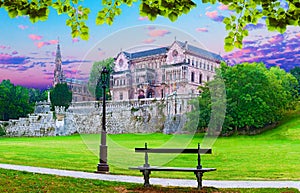 Palace Sobrellano, Comillas, Cantabria, Spain photo
