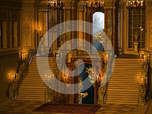 Palace stair interior