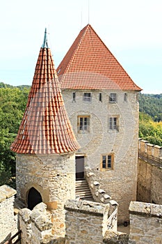 Palace and tower of Kokorin castle