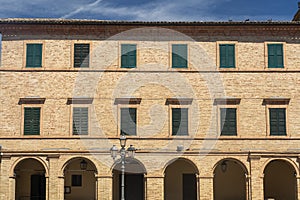 Palace in Treia, Marches, Italy