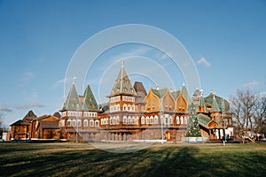 Palace of Tsar Alexei Mikhailovich Romanov - Kolomna Palace in the Moscow park Kolomenskoye