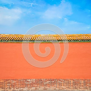 A Palace Wall Panel in the Forbidden City