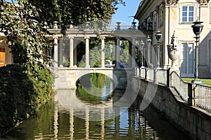 The Palace on the Water or Lazienki Palace. Warsaw. Poland. photo