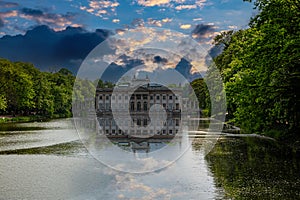 Palace on the water in the royal gardens