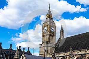Palace of Westminster, Houses of Parliament. UNESCO World Heritage Site