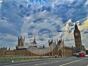 The Palace of Westminster, London