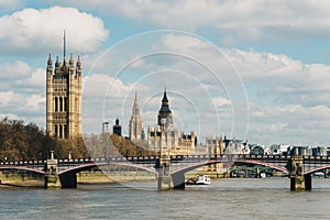 The Palace of Westminster in London