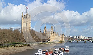 Palace of Westminster and the River Thames