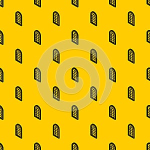 Palace window frame pattern vector