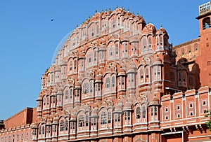 The Palace of Winds or Breeze or Mahal Palace, Jaipur, India