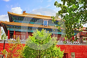 Palaces, pagodas inside the territory of the Forbidden City Muse