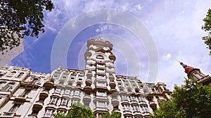 Palacio Barolo, Buenos Aires, Argentina. Low Angle View of Historic Building