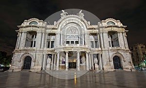 Palacio de Bellas Artes - Palace of Fine Arts, night photo