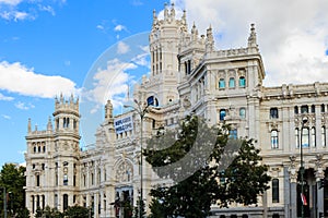 Cybele Palace in Madrid, Spain photo
