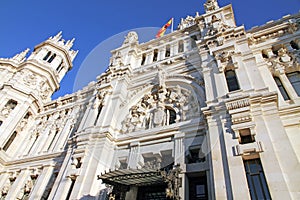 Palacio de Cibeles, Madrid city, Spain photo
