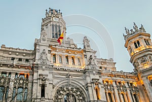 Palacio de Comunicaciones in Madrid, Spain