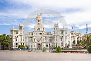 Palacio de Comunicaciones in Madrid, Spain photo