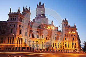 Palacio de Comunicaciones in Madrid photo