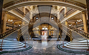 The Palacio de Correos de Mexico or Postal Palace of Mexico City