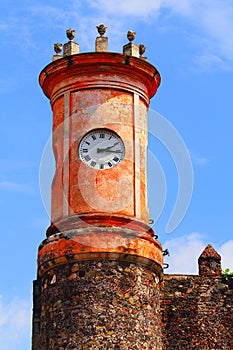 Clock of the Cortes palace in cuernavaca, morelos, mexico VII photo