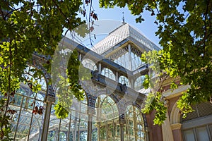 The Palacio de Cristal, Buen Retiro Park, Madrid, Spain