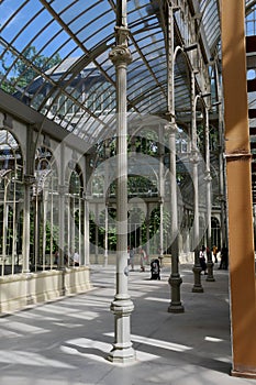 Palacio de Cristal, Parque del Retiro, Madrid, Spain