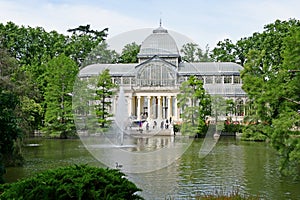 Palacio de Cristal, Parque del Retiro, Madrid, Spain