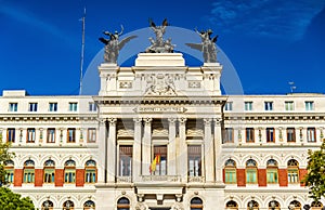 The Palacio de Fomento, Ministry of Agriculture in Madrid - Spain