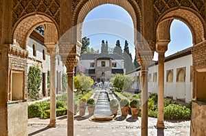 Palacio de Generalife, Granada, Spain photo