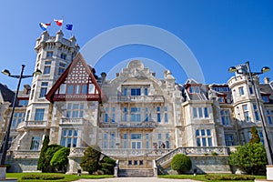 Palacio de la Magdalena palace in Santander. Royal family summer house getaway